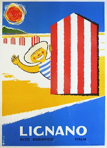 1961 Italian Travel Poster