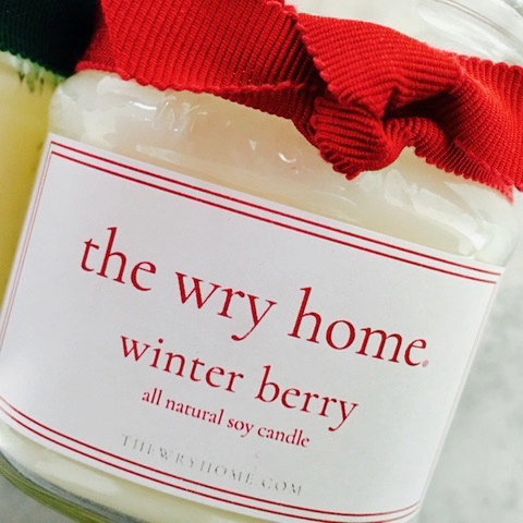 The Wry Home Winter Berry Candle